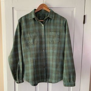 Woolrich Flannel Plaid Button Up